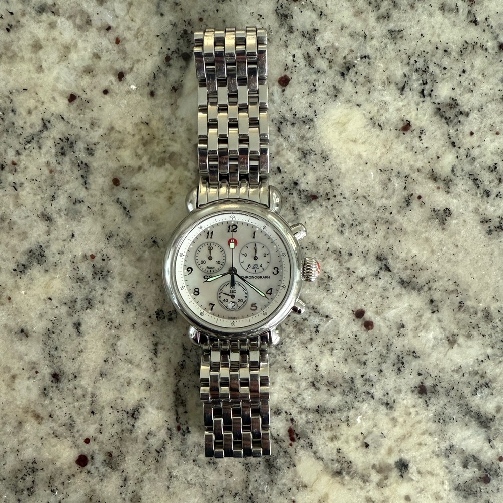 Michele CSX-36 Chronograph Mother of Pearl